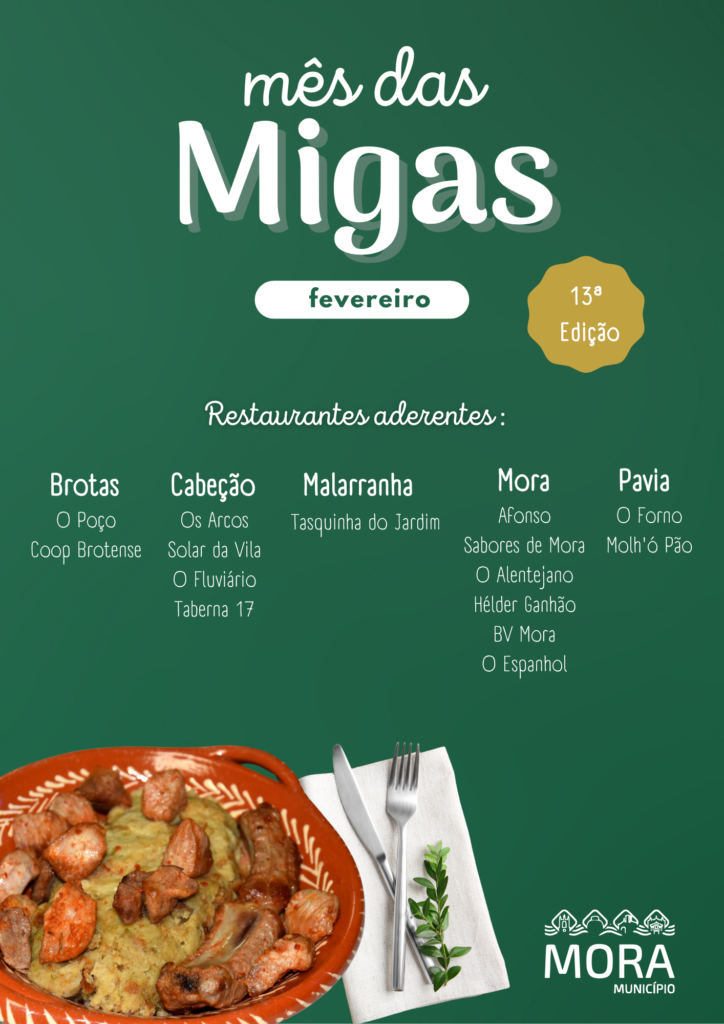 Mês das Migas Cartaz Mes das Migas