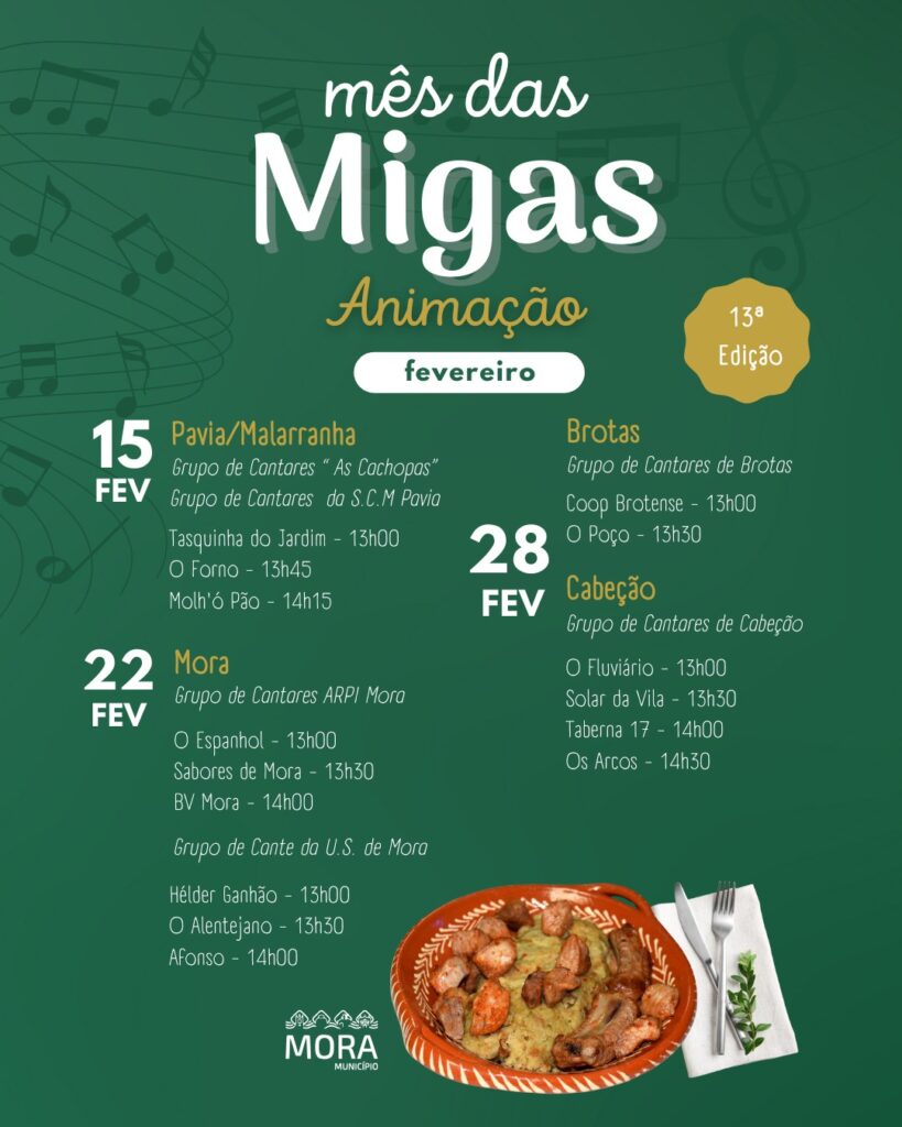 Mês das Migas Animacao do mes das migas 2026