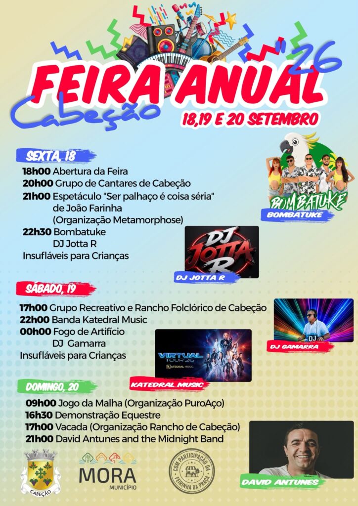 Feira Anual de Cabeção | 18, 19 e 20 de setembro Feira Anual de Cabecao Cartaz
